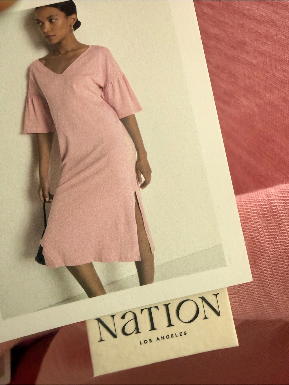 Nation Ltd. - HELENA MIDI DRESS QUARTZ